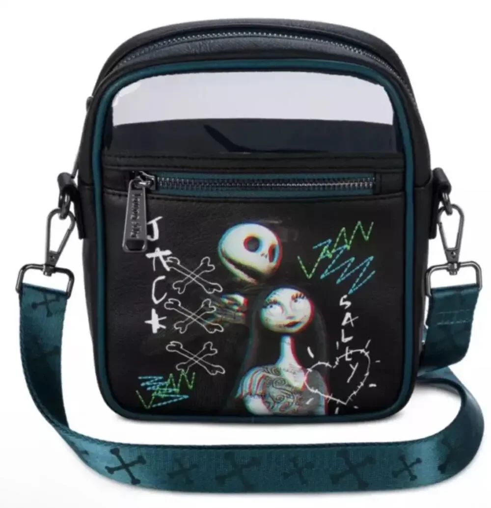 Disney parks Jack Skellington and Sally Loungefly Crossbody Bag nwt